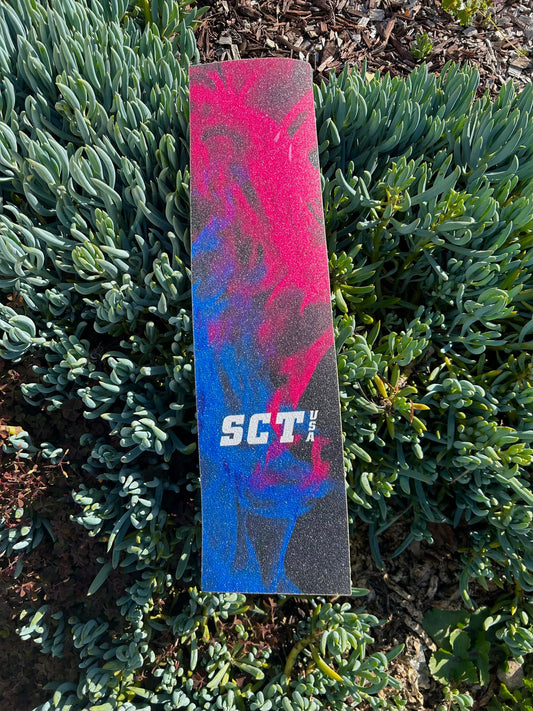SCT USA Flames Scooter Grip Tape