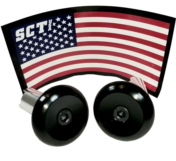 SCT USA Scooter and Bike Aluminum Bar Ends Plugs